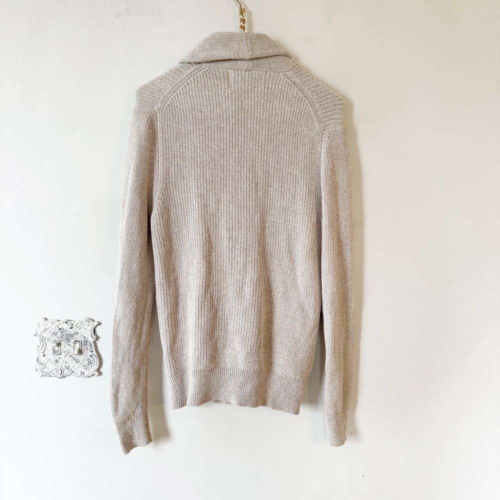 NWOT The Stronghold Oatmeal Cardigan Sweater S - Picture 4 of 7